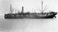 Photo #  NH 103282:  S.S. Montanan at St. Nazaire, France, July 1917