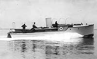 Photo # NH 103628:  Motor boat Edamena II underway, circa 1916-1917