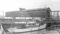 Photo # NH 104061:  Motor boat Eleanor in port, probably when delivered to the Navy in June 1917.  She was USS Eleanor (SP-677) in 1917-1919