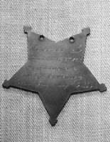 Photo # NH 105362:  Medal of Honor awarded to Landsman William H. Brown, 1864