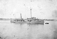 Photo # NH 107332:  USS Otis W. Douglas moored off Lorient, France, circa 1918