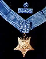 Photo # 80-G-K-12122: U.S. Navy Medal of Honor, photographed during the 1940s or early 1950s