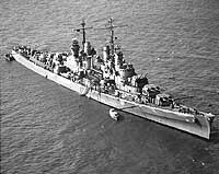 Photo # 19-N-31525:  USS San Juan off Norfolk, Virginia, June 1942