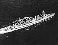 Photo # 19-N-44440:  USS Trenton underway in the Gulf of Panama, 11 May 1943