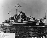 Photo # 19-N-74575:  USS Castle Rock off Houghton, Washington, on 6 October 1944