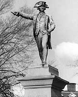 Photo # USN 1120070: Statue Commodore Esek Hopkins, located in Providence, Rhode Island
