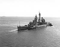 Photo # USN 1172927:  USS Oklahoma City in San Francisco Bay, September 1960