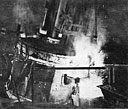 Heroult furnace at a Jadotville Panda factory