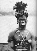 A chief of the Nya Lukolela tribe