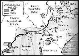 Map of the Ethiopian campaign