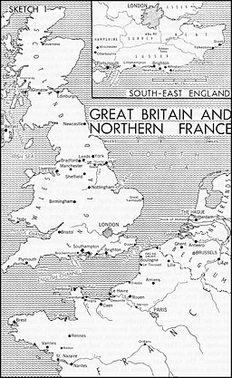 Sketch 1.--Great Britain and Northern France