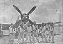 Figure 1. Mexican pilots and P-47 aircraft in the SWPA