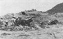 A battery of South African 4.5-inch howitzers of 4th Field Brigade, S.A.A. comes into action at Amba Alagi.