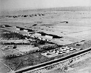 Habbaniya airfield and the plateau on which the Iraqi troops deployed