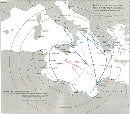 Radius of action of aircraft from Malta in relation to axis shipping routes: summer and autumn 1941