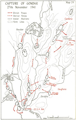 The capture of Gondar, 27th November 1941