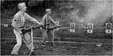 hip-shooting with 30-caliber machine guns during jungle training