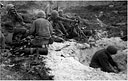 60-mm. mortar emplacement near the airstrip, 2 July