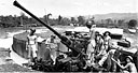 40-MM. ANTIAIRCRAFT GUN M1 with its crew in India, April 1944