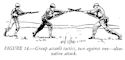 FIGURE 14.--Group assault tactics, two against one--alternative attack