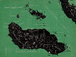 Map of Guadalcanal