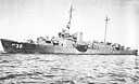 Coast Guard Cutter Campbell under way in the Pacific