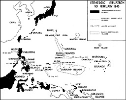 Map: Strategic Situation to February 1945