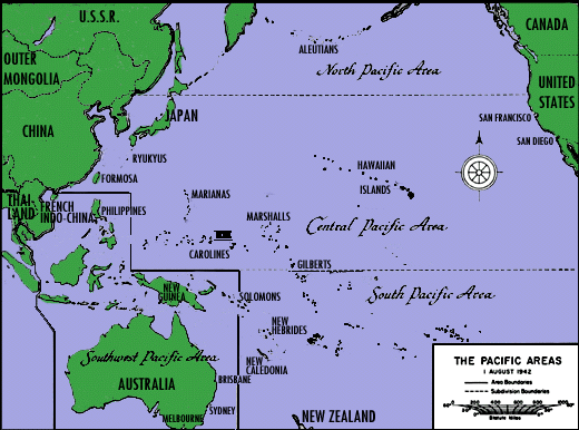 guadalcanal invasion map