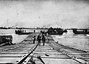 Pontoon Causeway in Use in the Normandy Invasion