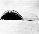 Iwo Jima Hangar erected by the 8th Seabees