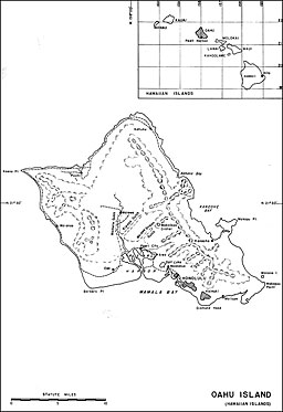 Map: Oahu Island