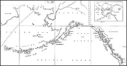Map: Alaska and the Aleutians