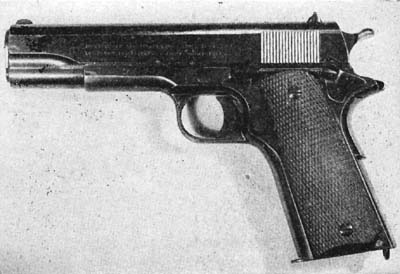 Automatic pistol, caliber .45, M 1911