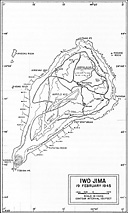 Map of Iwo Jima