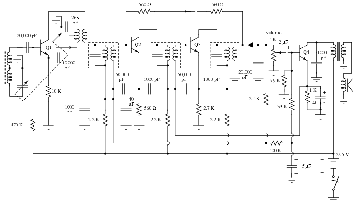 radio 5 schematics transistor (Semiconductors Electric Volume  Circuits III In  Lessons