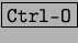 \fbox{\tt Ctrl-O}