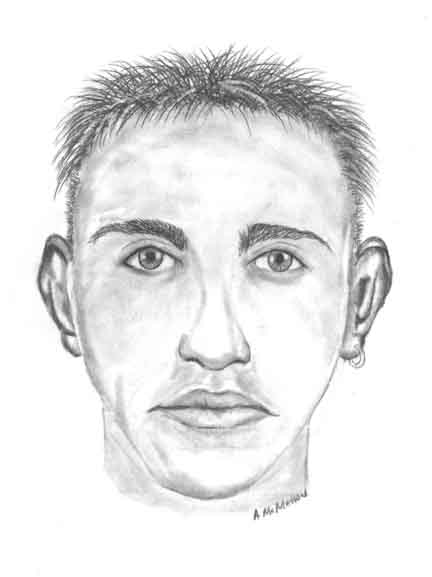 Police sketch of suspect