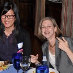 Helen Kwong and Dana at the awards banquet in Philly, 2011. (From Chris Hardesty)