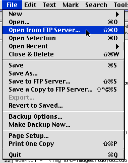 It *looks* like your average File menu....