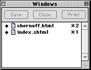 The Windows window -- compared to Windows 95/98/NT, this window is *useful*