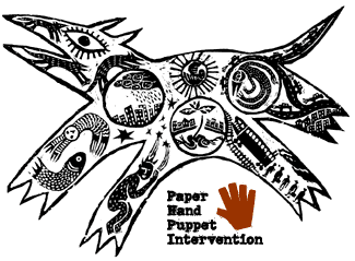 Paper hand Puppet Intervention