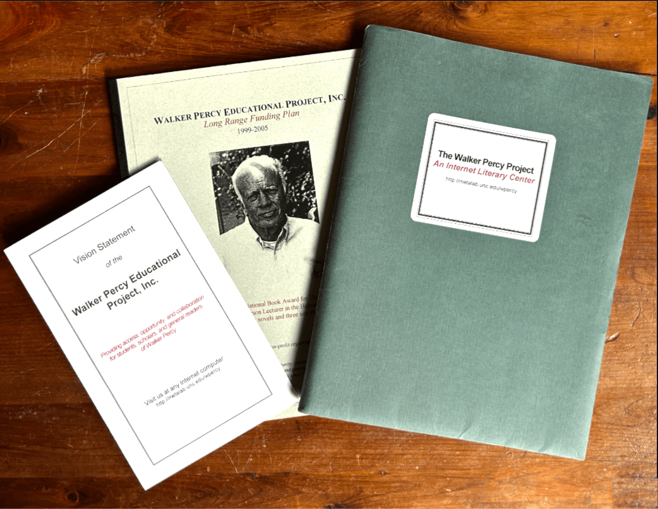 Image of Walker Percy Project porfolio materials