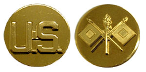 Signal Corps Enlisted
              Collar Devicea